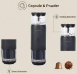 اسپرسوساز پرتابل و مسافرتی لپرسو مدل Portable Espresso Machine - تصویر 3