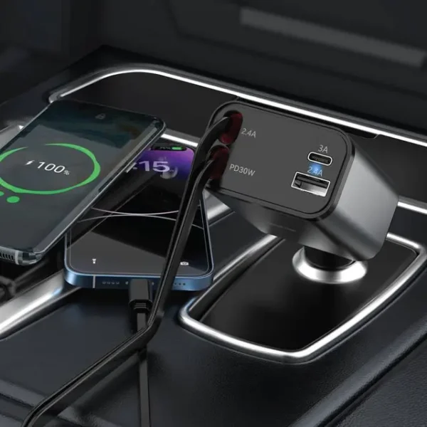شارژر فندکی خودرو GreenLion 50W Car Charger - تصویر 3