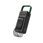 پاوربانک خورشیدی گرین لاین Solar Max ظرفیت 50000 میلی‌آمپرساعت مشکی