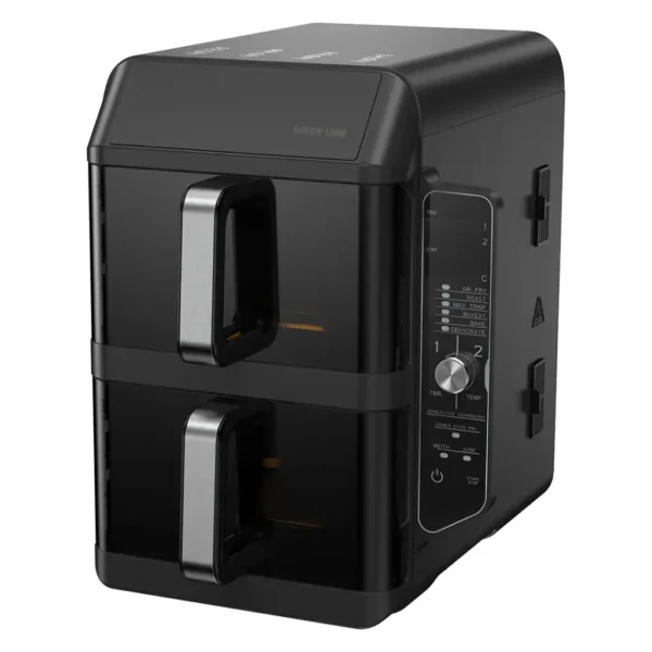 سرخ کن بدون روغن دوقلو گرین لاین مدل Double-Decker Pro Digital Air Fryer - تصویر 3