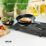اجاق برقی دو شعله گرین لاین مدل Electric Stove Double Hot Plate - تصویر 2