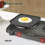 اجاق برقی دو شعله گرین لاین مدل Electric Stove Double Hot Plate - تصویر 3