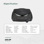 اجاق برقی تک شعله گرین لاین مدل Electric Stove Single Hot Plate - تصویر 5