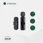 میکروفون بی‌سیم گرین لاین GM-75X با حذف نویز 3 سطحی مدل GNGM75XMICBK - تصویر 4