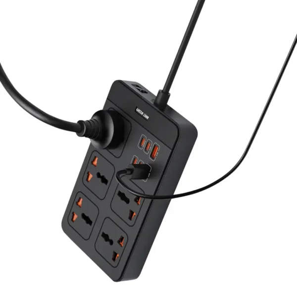 چندراهی برق و شارژر گرین لاین GS 500 مدل GNGS500PSBK با PD 20W - تصویر 3