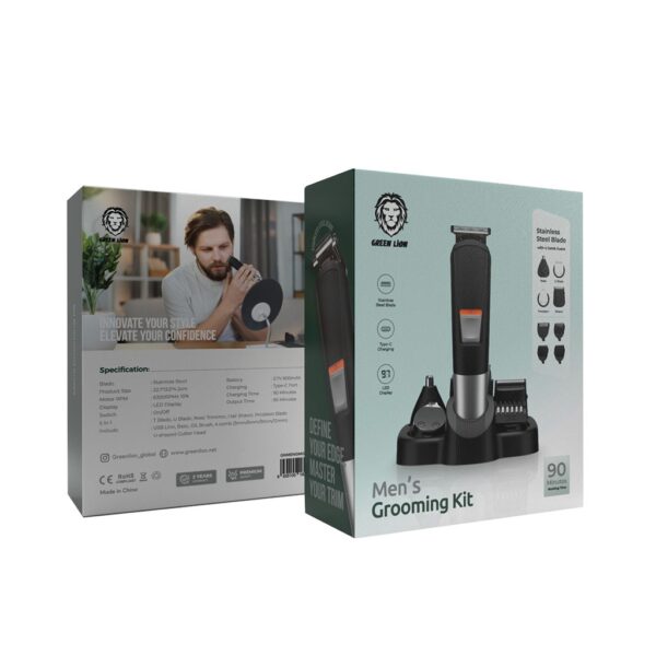 کیت اصلاح مردانه گرین لاین مدل GNMENGMGKTBK با تکنولوژی برش مستقیم و ضد آب - تصویر 2