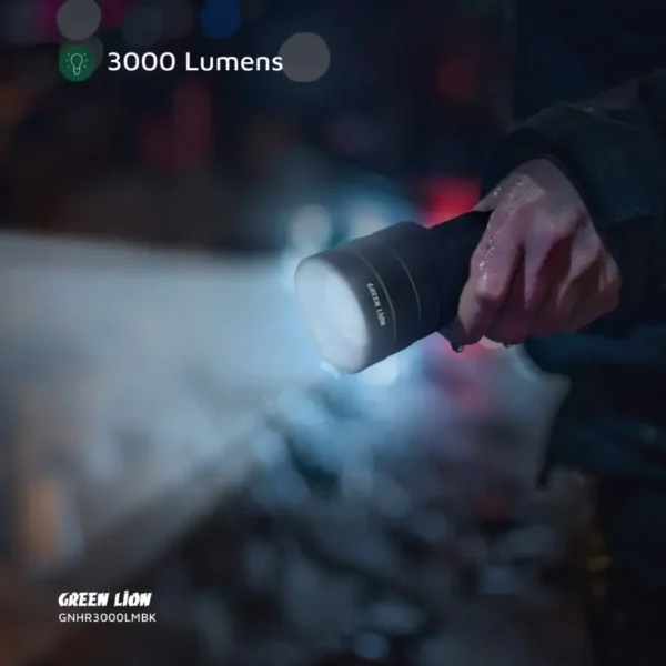 چراغ قوه گرین لاین مدل GNHR3000LMBK ظرفیت ۳۰۰۰ لومن - تصویر 5