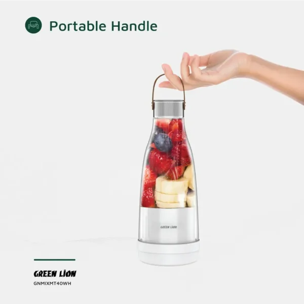 آبمیوه‌گیری قابل حمل گرین لاین مدل Mixmate 300ML - تصویر 3