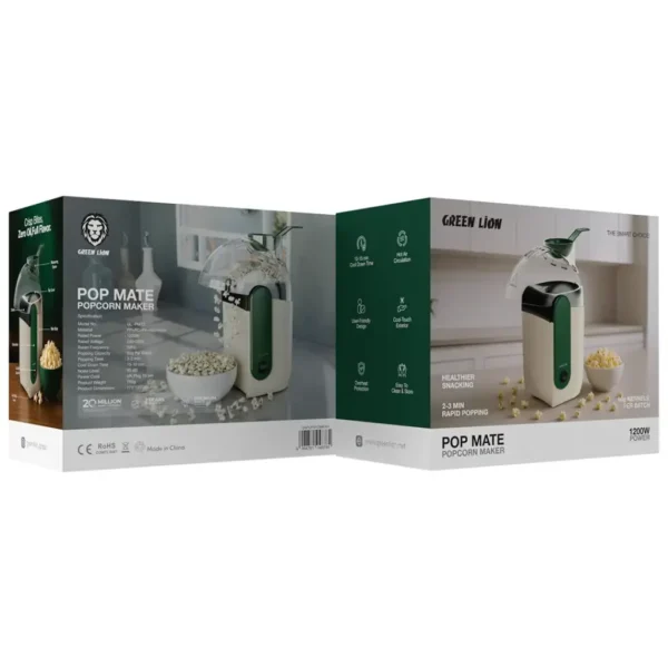 دستگاه پاپ‌کورن ساز گرین لاین مدل Pop Mate 1200W - تصویر 2