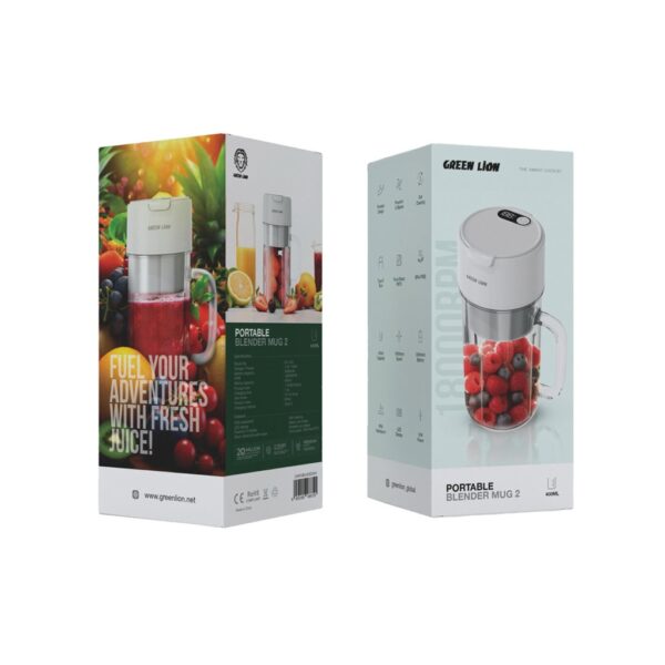 مخلوط‌کن قابل حمل گرین لاین مدل Portable Blender Mug 2 - تصویر 2