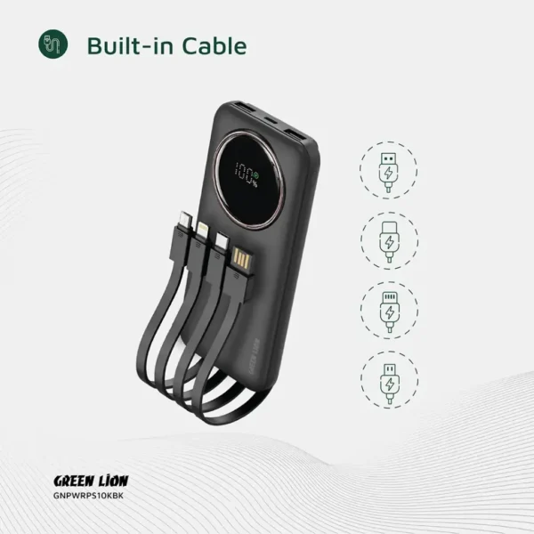 پاوربانک گرین لاین Power Pulse ظرفیت 10000 میلی‌آمپرساعت - تصویر 2