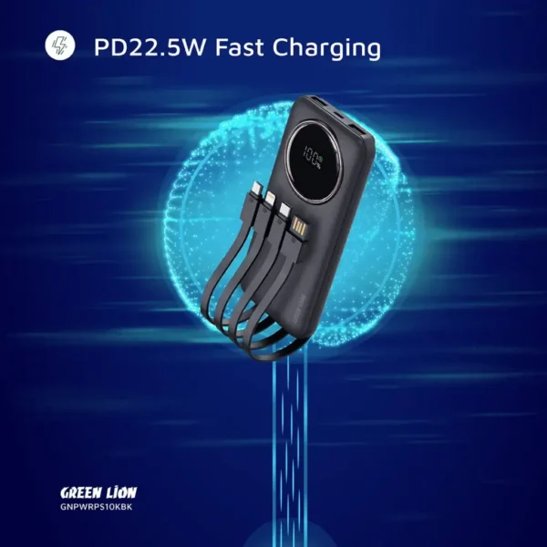 پاوربانک گرین لاین Power Pulse ظرفیت 10000 میلی‌آمپرساعت - تصویر 3