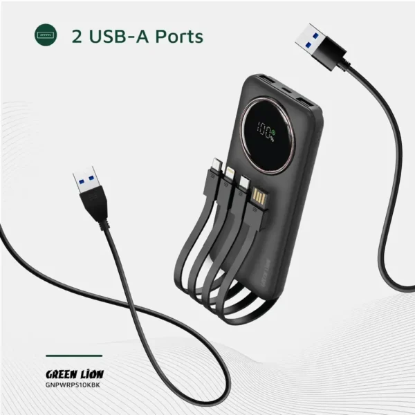 پاوربانک گرین لاین Power Pulse ظرفیت 10000 میلی‌آمپرساعت - تصویر 4