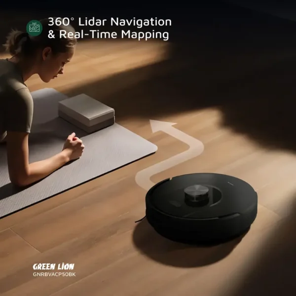 جارو رباتیک هوشمند گرین لاین مدل Smart Robot Vacuum Pro 4000Pa - تصویر 5
