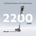 جارو شارژی گرین لاین مدل Turbo Pro GN350WCVAC - تصویر 2