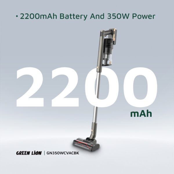 جارو شارژی گرین لاین مدل Turbo Pro GN350WCVAC - تصویر 2