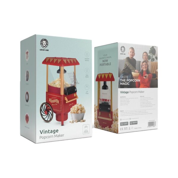 پاپ کورن ساز گرین لاین مدل Vintage Pop Corn Maker 1200W - تصویر 2