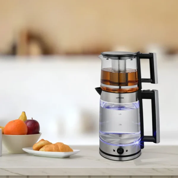 چای ساز لپرسو مدل TURKISH TEA GLASS KETTLE - تصویر 2