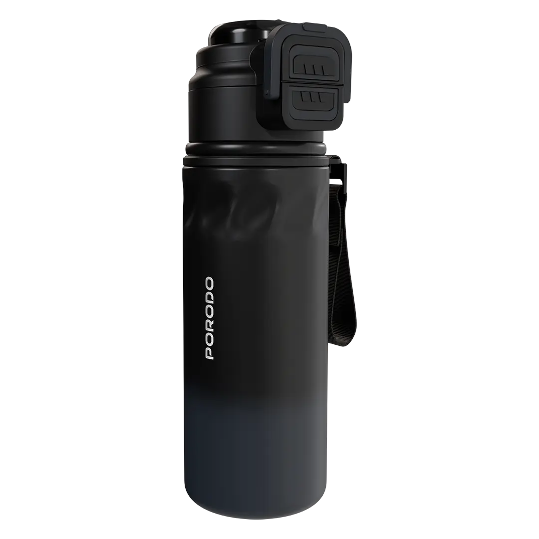 PDLFSTB25BK-Porodo-Lifestyle-Powersip-Sports-Water-Bottle-with-Strap-Handle-Black.webp قمقمه ورزشی پرودو مدل Powersip ظرفیت ۶۷۰ میلی لیتر - تصویر 1