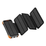 پاوربانک خورشیدی پورودو 20000mAh | 4-Panel Solar | PDPBFCH070BK