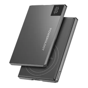 پاوربانک مگ‌سیف پاورولوژی Tender 5000mAh مدل PPBCHA70BK