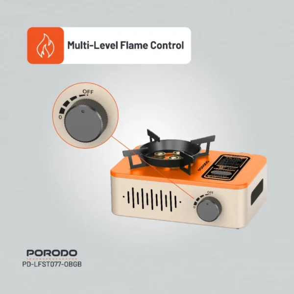 اجاق گاز پرتابل پورودو لایف‌استایل مدل Portable Outdoor Stove - تصویر 5