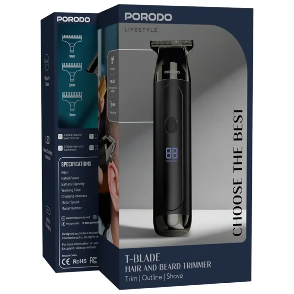 ماشین اصلاح مو و ریش پرودو مدل T-Blade Hair And Beard Trimmer - تصویر 3