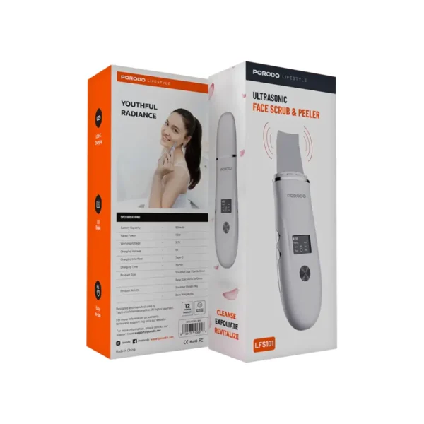 دستگاه پاکسازی و لایه‌برداری اولتراسونیک صورت پرودو مدل PD-LFST101-WH - تصویر 4