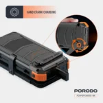 پاوربانک خورشیدی پورودو 20000mAh | 4-Panel Solar | PDPBFCH070BK - تصویر 7