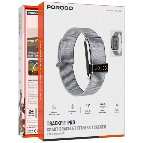 دستبند هوشمند پرودو Porodo Trackfit Pro مدل PDS18 - تصویر 3