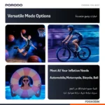 کمپرسور باد شارژی پورودو مدل Voltair ۷۵۰۰ میلی‌آمپر با نمایشگر فشار - تصویر 5