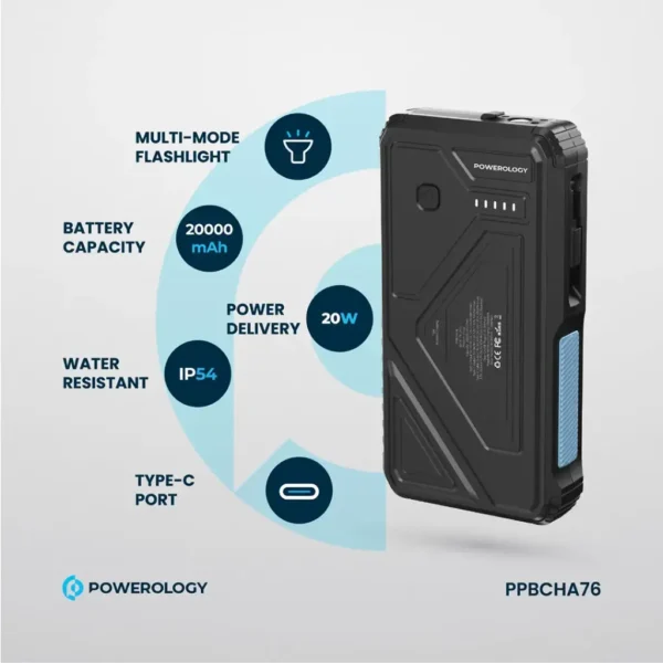 پاوربانک خورشیدی 20000 پاورولوژی | Powerology 20000 Power Bank | - تصویر 10