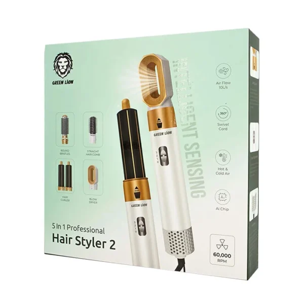 حالت دهنده 5 کاره گرین لاین مدل Hair Styler 2 - تصویر 3