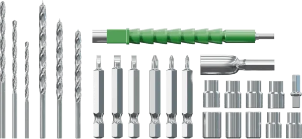 دریل چکشی شارژی گرین لاین GD-16 Pro Drive با 2 باتری 21V 3Ah مدل GNGD16D21VGN - تصویر 4