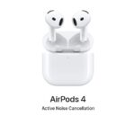 هندزفری بی‌سیم اپل AirPods 4 با قابلیت حذف نویز فعال ANC