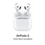 هندزفری بی‌سیم اپل AirPods 4 با قابلیت حذف نویز فعال ANC