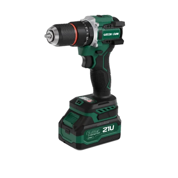 دریل چکشی شارژی گرین لاین GD-16 Pro Drive با 2 باتری 21V 3Ah مدل GNGD16D21VGN - تصویر 7