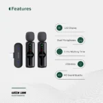 میکروفون بی‌سیم گرین لاین GM-76X با حذف نویز 3 سطحی - تصویر 2