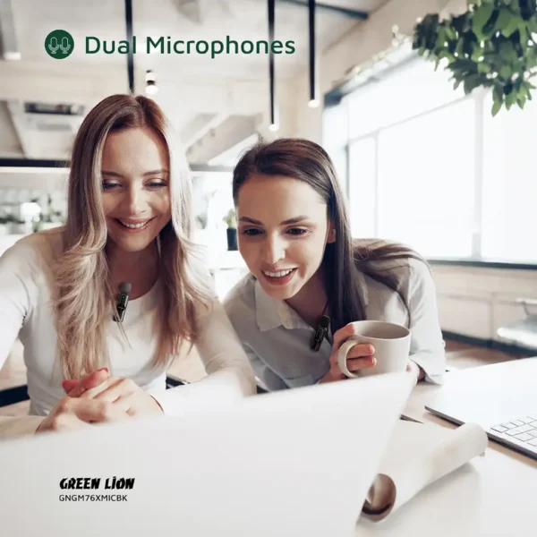 میکروفون بی‌سیم گرین لاین GM-76X با حذف نویز 3 سطحی - تصویر 5