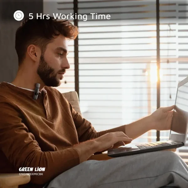 میکروفون بی‌سیم گرین لاین GM-76X با حذف نویز 3 سطحی - تصویر 6
